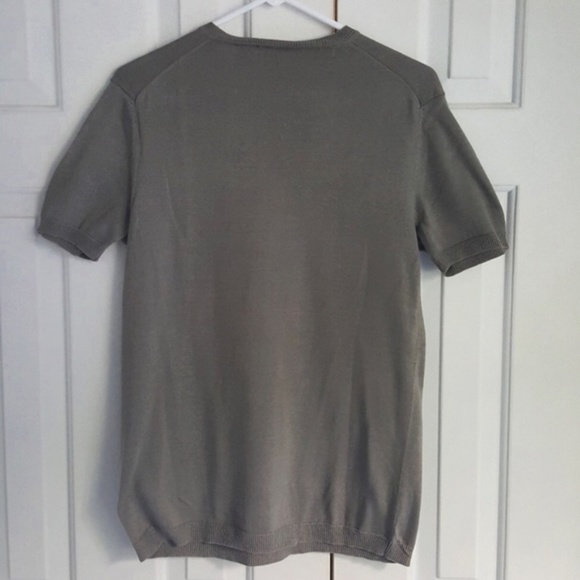 Armani Exchange grey short-sleeved sweater - Picture 3 of 4